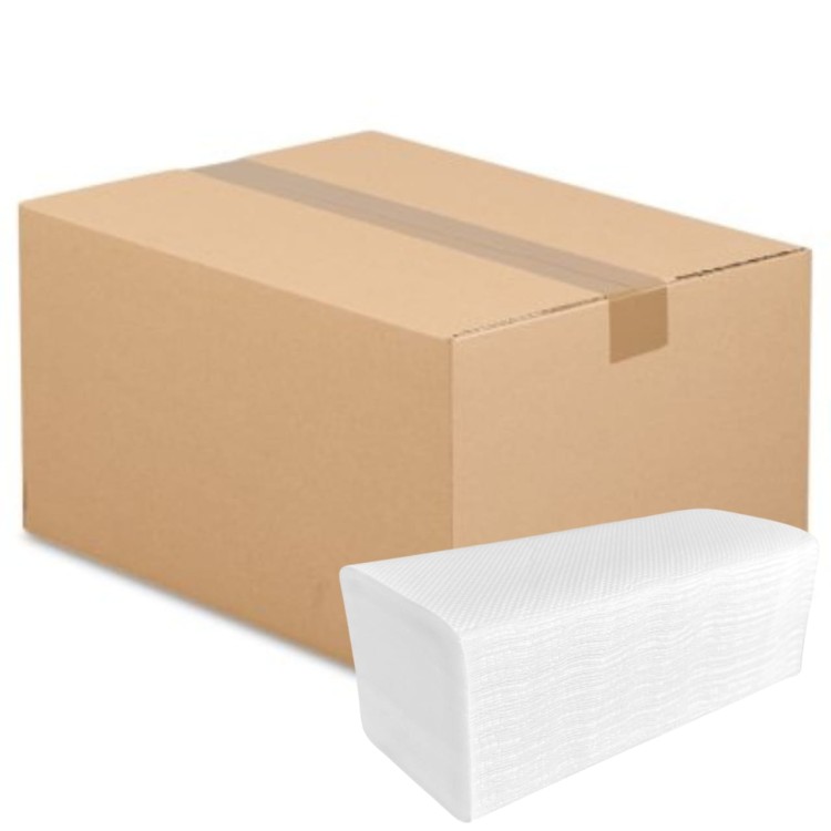 Ręcznik Papierowy ZZ | 2-warstwowy | 100% Celuloza | 3000 sztuk