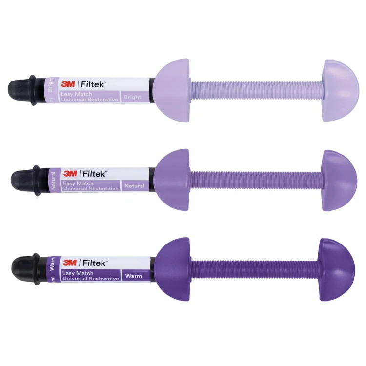 Filtek Easy Match – 3 strzykawki kompozytu 4 g (Bright, Natural, Warm)