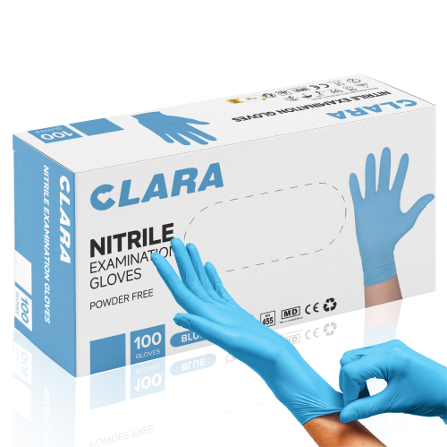 Rękawice nitryl XS CLARA