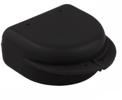 Pudełko ortodontyczne 1szt. Czarne Classic Midi