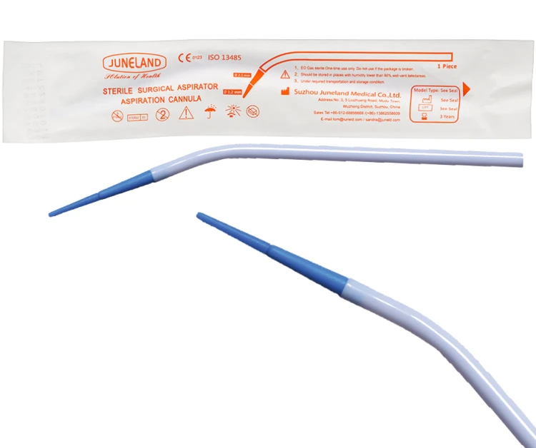 Końcówki do ssaka 2,5 mm (20 szt.) + adapter Juneland