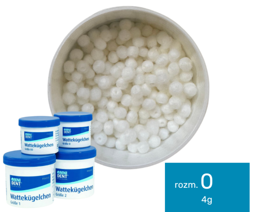 Kulki z waty Omnident nr 0/4,8 mm/4g