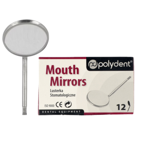 Lusterka płaskie rozm. 5 (24 mm) – op. 12 szt.