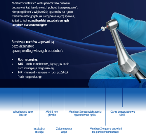 Endostar Performer – Mikrosilnik endodontyczny