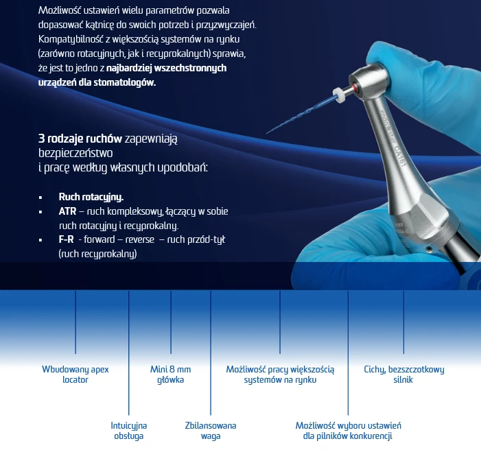 Endostar Performer – Mikrosilnik endodontyczny