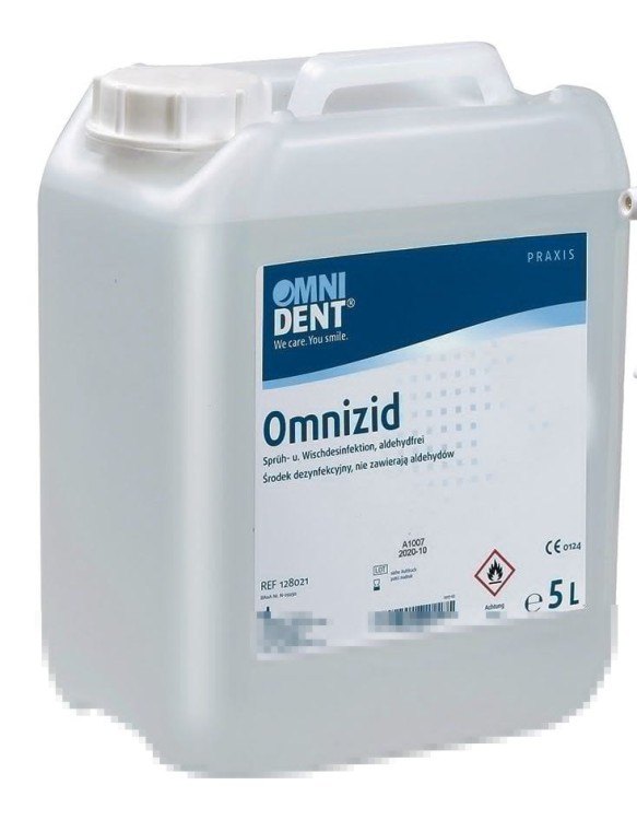 Kanister 5 L Omnizid Orange– gotowy do użycia preparat do dezynfekcji powierzchni, zapach  orange