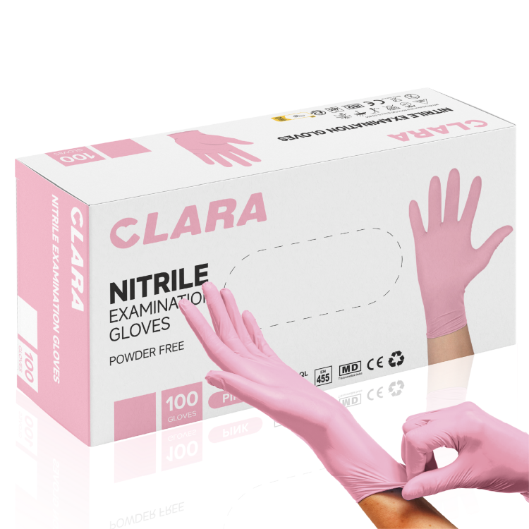 Rękawice nitryl XS CLARA