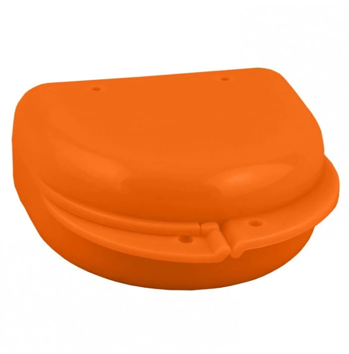 Pudełko ortodontyczne 1szt. Pomarańcz Classic Midi