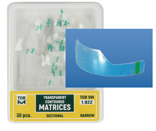 Formówki sekcyjne profilowane przezroczyste (op. 30 szt.) wąskie