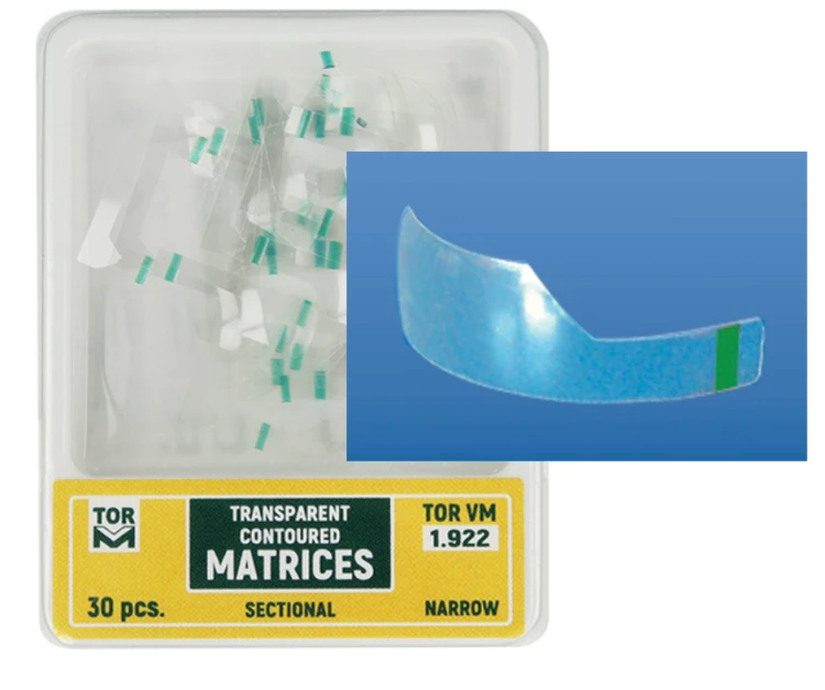 Formówki sekcyjne profilowane przezroczyste (op. 30 szt.) wąskie