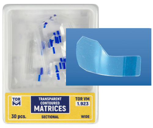 Formówki sekcyjne profilowane przezroczyste (op. 30 szt.) szerokie (1.923)