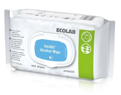Incidin Alcohol Wipe 100 szt. | ECOLAB