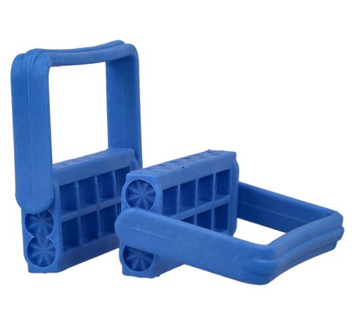 Stojak na wiertła niebieski