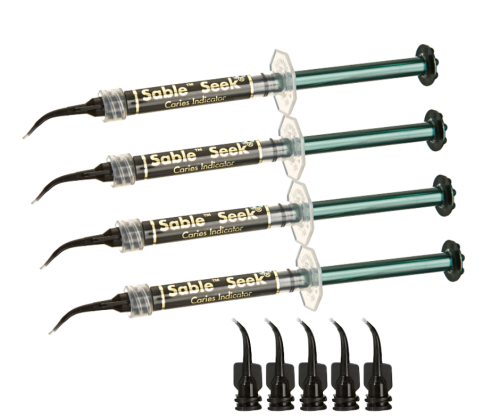 Sable Seek Kitt– wykrywacz próchnicy (4 x 1,2 ml)+ aplikatory