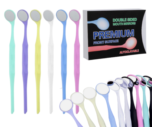 Lusterka dwustronne rodowane przedniopowierzchniowe płaskie 22mm