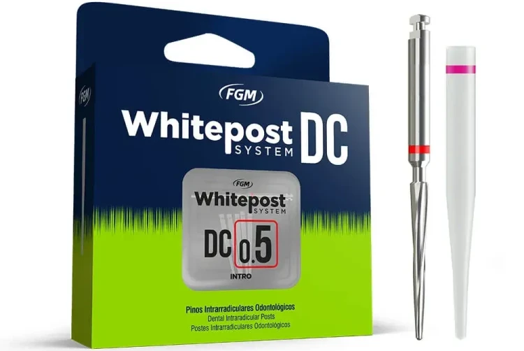 Whitepost DC Intro | Wkłady z włókna szklanego FGM | Zestaw 5 szt. + wiertło