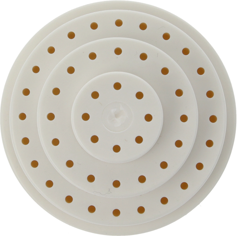 Stojak okrągły na 48 szt. frezów lub wierteł protetycznych HP - biały