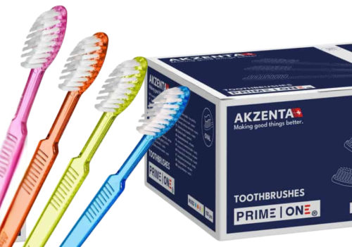 Jednorazowa szczoteczka z pastą 100 szt | AKZENTA