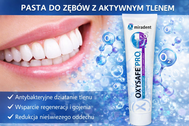 Pasta do zębów z aktywnym tlenem OXY SAFE PRO