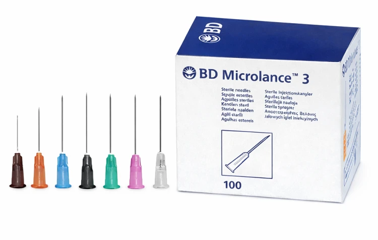 BD Igły iniekcyjne 0,6x30