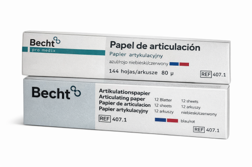 KALKA PROSTA 80mic niebiesko-czerwona 144 szt. BECHT