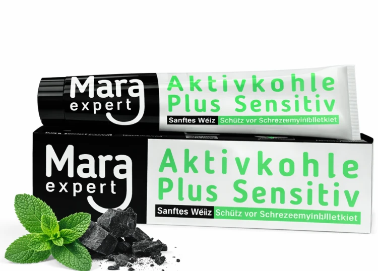 Pasta z aktywnym węglem, na nadwrażliwość 75 ml