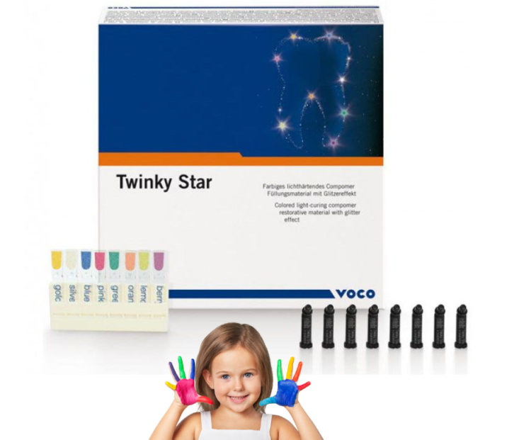 Kolorowy materiał wypełnieniowy Twinky Star
