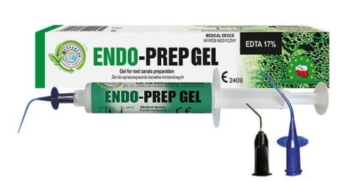 ENDO-PREP GEL – preparat żelowy z 17% EDTA do chemiczno-mechanicznego opracowywania kanałów korzeniowych