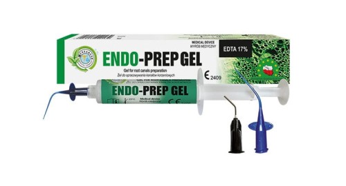 ENDO-PREP GEL – preparat żelowy z 17% EDTA do chemiczno-mechanicznego opracowywania kanałów korzeniowych