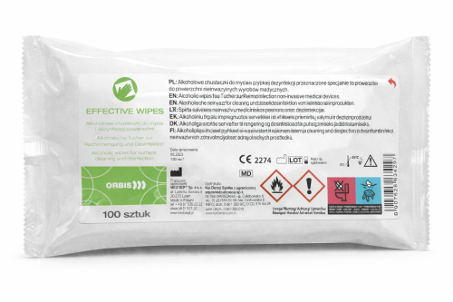 Orbis Effective Wipes 100szt