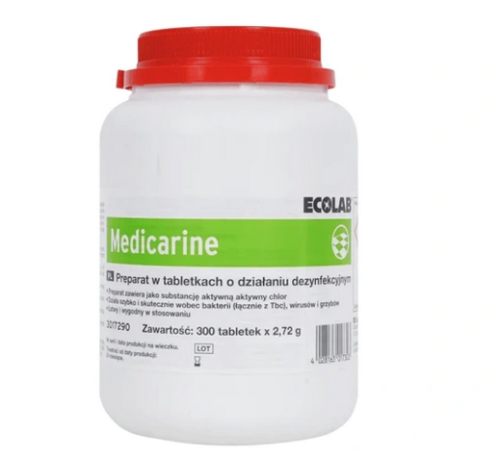 Medicarine tabletki do dezynfekcji powierzchni i przedmiotów