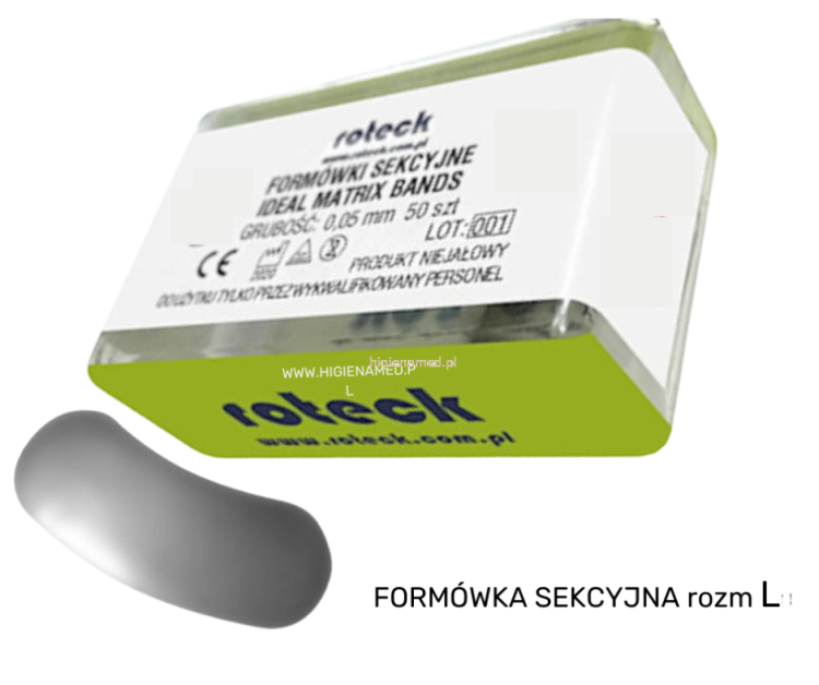 Formówki sekcyjne z krawędzią L