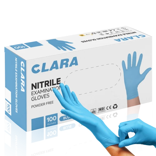 Rękawice nitryl XS CLARA