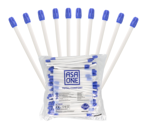 Końcówki do ślinociągu białe-z miękką końcówką