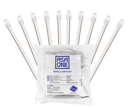 Końcówki do ślinociągu białe-z miękką końcówką