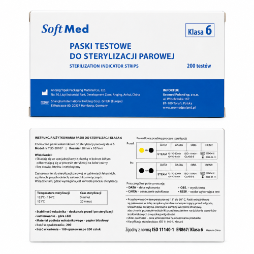 Paski do Sterylizacji Kl. 6 – 200 szt. | SoftMed