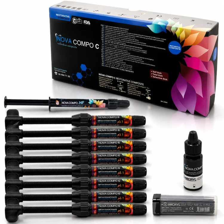 Nova Compo C Zestaw 8x4g+Bond