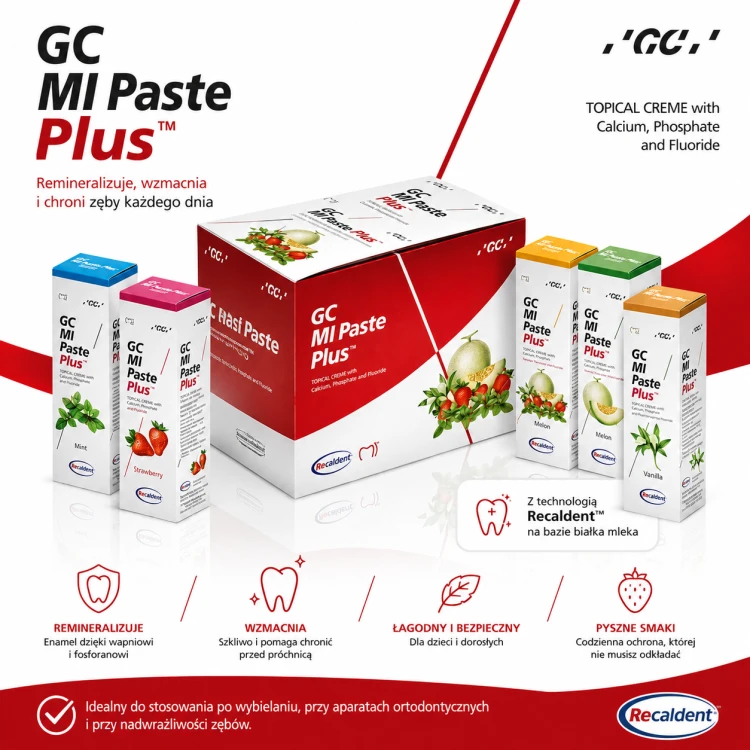 MI Paste Plus – Pasta z Fluorem i Recaldent