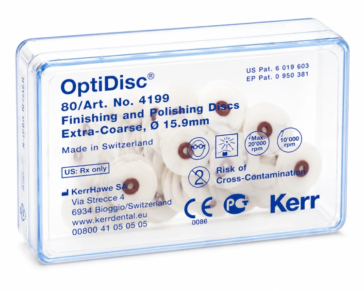Hawe krążki 4199 Optidisc 80 szt extra-coarse 15,9mm zielono-czarne