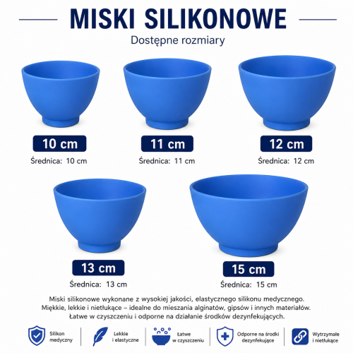 Miska do alginatów i gipsu