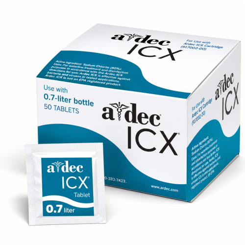 ICX A-dec – tabletki czyszczące do systemu wodnego 0,7l -50 sztuk