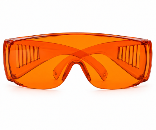 Okulary Ochronne UV 100% | Pomarrańczowe