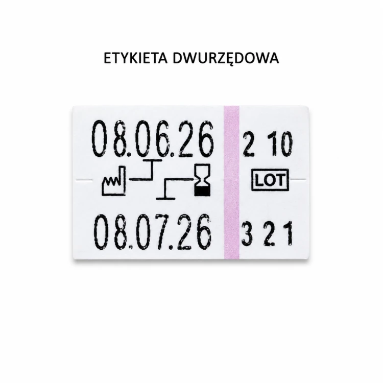 etykieta 2 rezędowa
