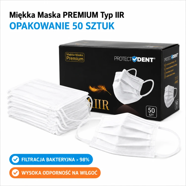 Maseczki Premium Typ IIR