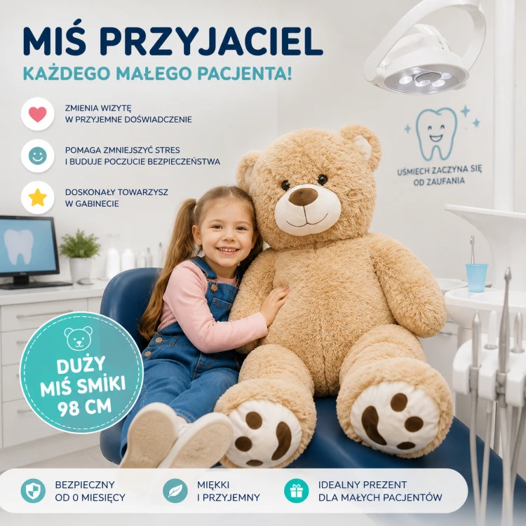 Miś, maskotka gabinetu , 98 cm