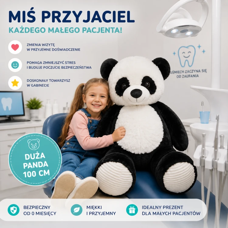 Panda, maskotka gabinetu