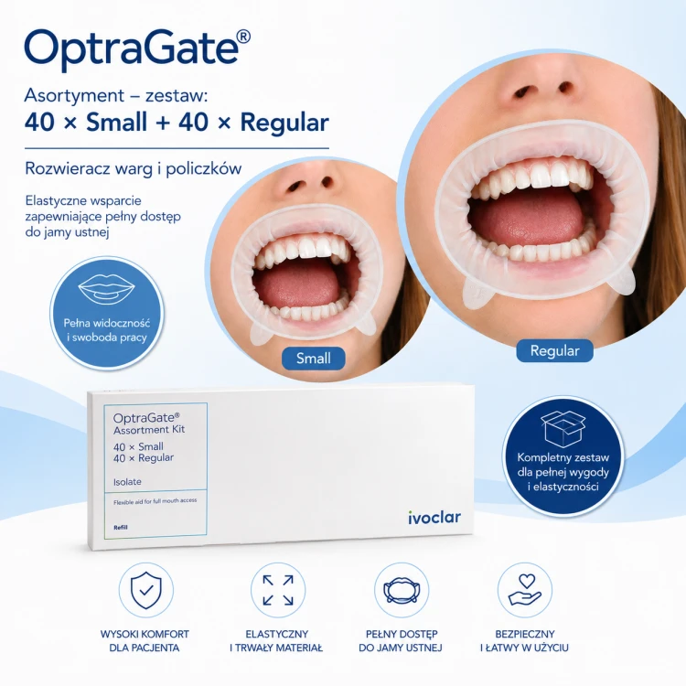 OptraGate Ivoclar 80 sztuk Assort.