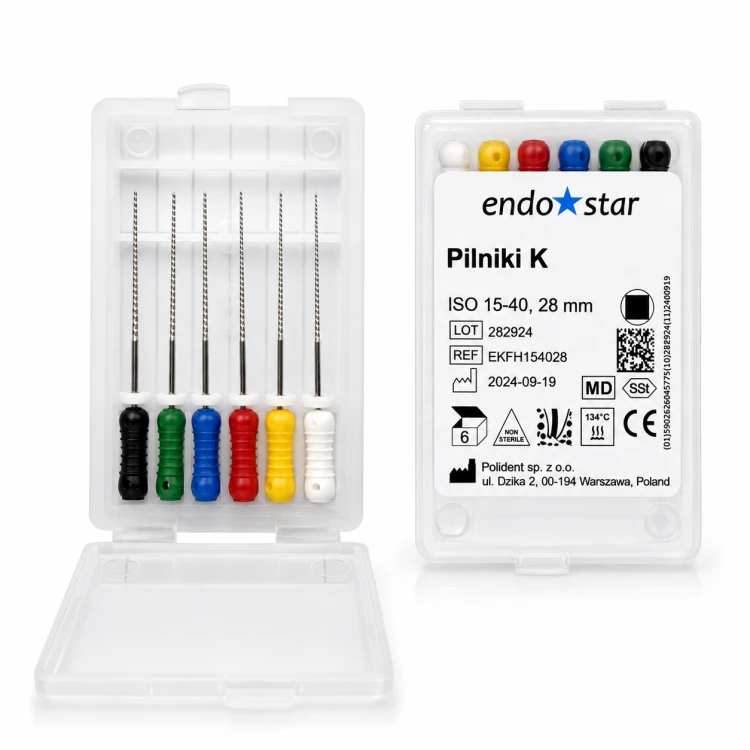 Pilniki K-Files dł 28mm