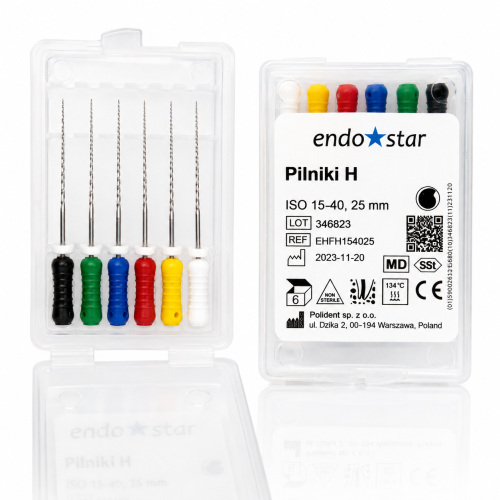 Pilniki H-Files długość 25mm