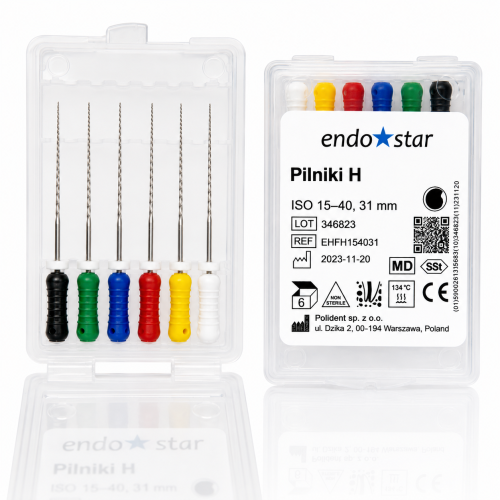 Pilniki H-Files długość 31mm